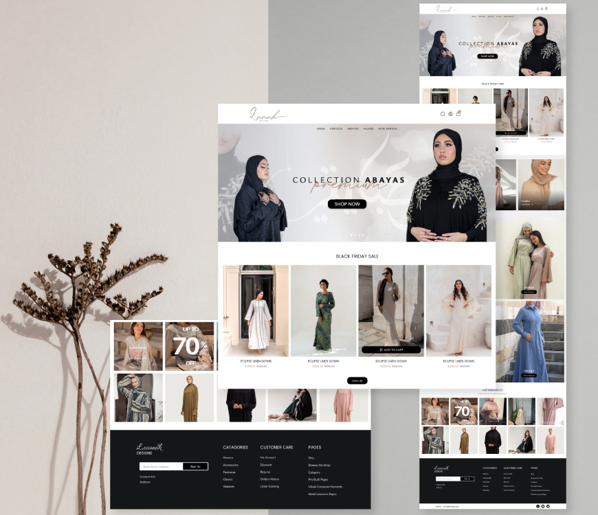 Fashion & Abaya ECommerce Website