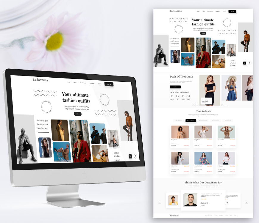 Modern Fashion eCommerce Website